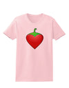 Chili Pepper Heart Womens T-Shirt-Womens T-Shirt-TooLoud-PalePink-X-Small-Davson Sales