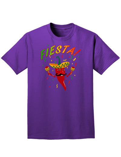 Chili Pepper de Fiesta Adult Dark T-Shirt-Mens T-Shirt-TooLoud-Purple-Small-Davson Sales