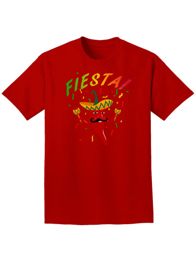 Chili Pepper de Fiesta Adult Dark T-Shirt-Mens T-Shirt-TooLoud-Red-Small-Davson Sales