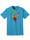 Chili Pepper de Fiesta Adult Dark T-Shirt-Mens T-Shirt-TooLoud-Turquoise-Small-Davson Sales