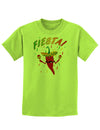 Chili Pepper de Fiesta Childrens T-Shirt-Childrens T-Shirt-TooLoud-Lime-Green-X-Small-Davson Sales