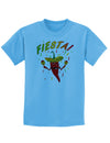 Chili Pepper de Fiesta Childrens T-Shirt-Childrens T-Shirt-TooLoud-Aquatic-Blue-X-Small-Davson Sales