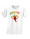 Chili Pepper de Fiesta Childrens T-Shirt-Childrens T-Shirt-TooLoud-White-X-Small-Davson Sales