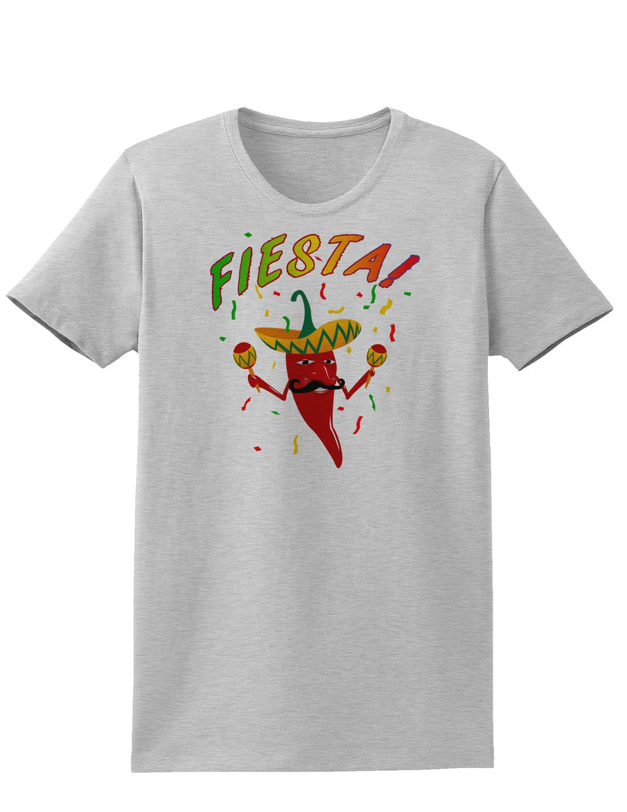 Chili Pepper de Fiesta Womens T-Shirt-Womens T-Shirt-TooLoud-White-X-Small-Davson Sales