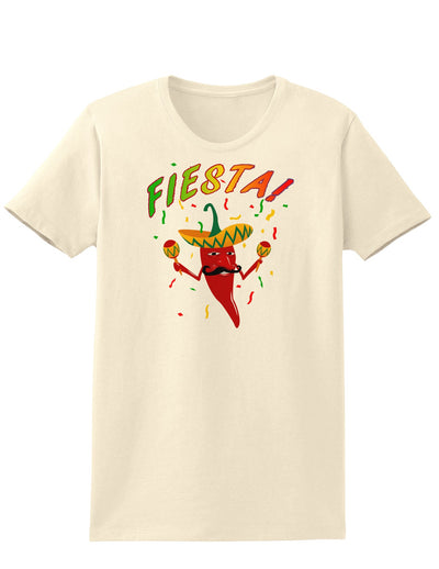 Chili Pepper de Fiesta Womens T-Shirt-Womens T-Shirt-TooLoud-Natural-X-Small-Davson Sales