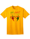 Chili-themed Adult T-Shirt for the Discerning Shopper-Mens T-shirts-TooLoud-Gold-Small-Davson Sales