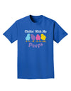 Chillin With My Peeps Adult Dark T-Shirt-Mens T-Shirt-TooLoud-Royal-Blue-Small-Davson Sales