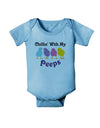 Chillin With My Peeps Baby Romper Bodysuit-Baby Romper-TooLoud-Light-Blue-06-Months-Davson Sales