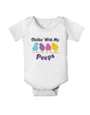 Chillin With My Peeps Baby Romper Bodysuit-Baby Romper-TooLoud-White-06-Months-Davson Sales