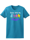 Chillin With My Peeps Easter Womens Dark T-Shirt - Ladies-TooLoud-Turquoise-X-Small-Davson Sales