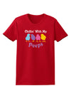 Chillin With My Peeps Womens Dark T-Shirt-TooLoud-Red-X-Small-Davson Sales