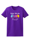 Chillin With My Peeps Womens Dark T-Shirt-TooLoud-Purple-X-Small-Davson Sales