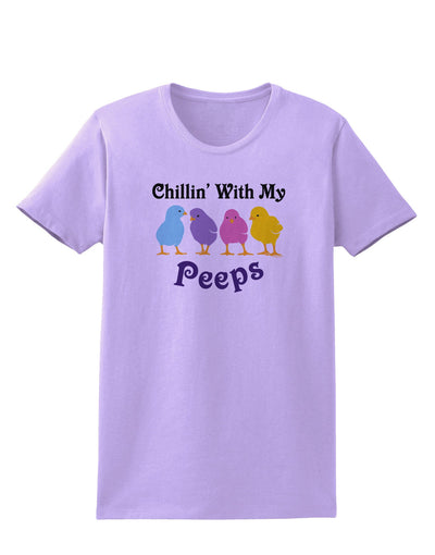 Chillin With My Peeps Womens T-Shirt-Womens T-Shirt-TooLoud-Lavender-X-Small-Davson Sales