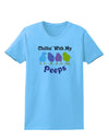 Chillin With My Peeps Womens T-Shirt-Womens T-Shirt-TooLoud-Aquatic-Blue-X-Small-Davson Sales