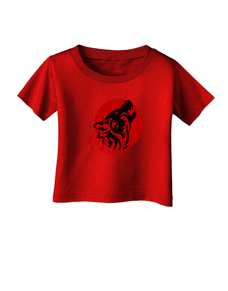 Chinese New Year 2018 Dog Infant T-Shirt Dark by TooLoud-TooLoud-Black-06-Months-Davson Sales