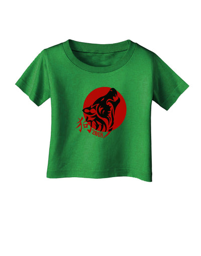 Chinese New Year 2018 Dog Infant T-Shirt Dark by TooLoud-TooLoud-Clover-Green-06-Months-Davson Sales