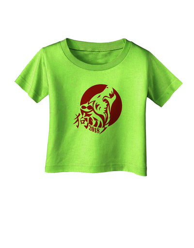 Chinese New Year 2018 Dog Infant T-Shirt by TooLoud-TooLoud-Lime-Green-06-Months-Davson Sales