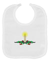 Chirstmas Candle Baby Bib