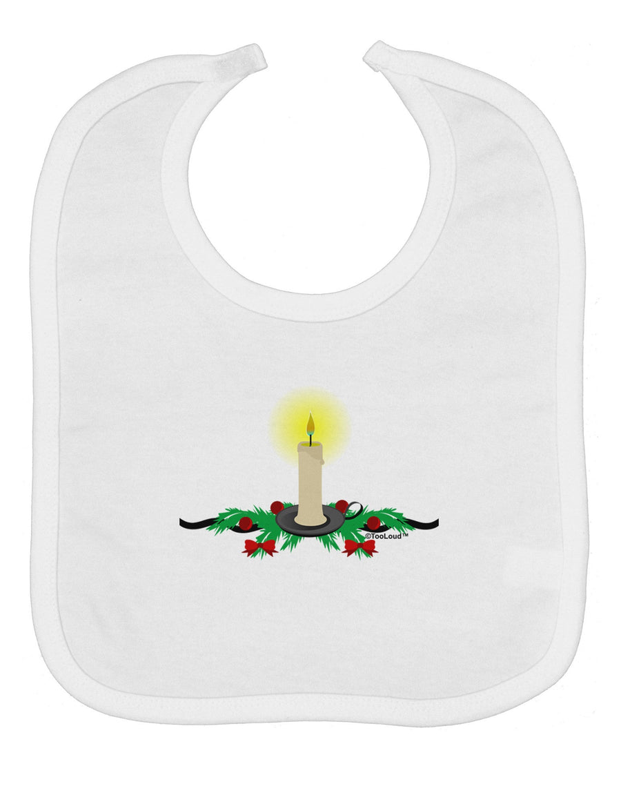 Chirstmas Candle Baby Bib