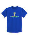 Chirstmas Candle Childrens Dark T-Shirt-Childrens T-Shirt-TooLoud-Royal-Blue-X-Small-Davson Sales