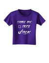 Choose One - Treat Toddler T-Shirt Dark-Toddler T-Shirt-TooLoud-Purple-2T-Davson Sales