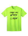 Choose One - Trick Adult T-Shirt-Mens T-Shirt-TooLoud-Neon-Green-Small-Davson Sales