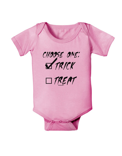 Choose One - Trick Baby Romper Bodysuit-Baby Romper-TooLoud-Pink-06-Months-Davson Sales