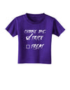 Choose One - Trick Toddler T-Shirt Dark-Toddler T-Shirt-TooLoud-Purple-2T-Davson Sales