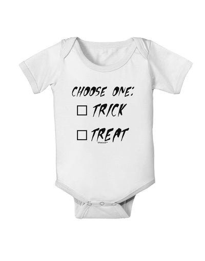 Choose One Unchecked Baby Romper Bodysuit-Baby Romper-TooLoud-White-06-Months-Davson Sales