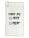 Choose One Unchecked Micro Terry Gromet Golf Towel 11&#x22;x19-Golf Towel-TooLoud-White-Davson Sales