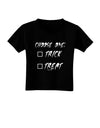 Choose One Unchecked Toddler T-Shirt Dark-Toddler T-Shirt-TooLoud-Black-2T-Davson Sales