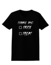 Choose One Unchecked Womens Dark T-Shirt-TooLoud-Black-X-Small-Davson Sales