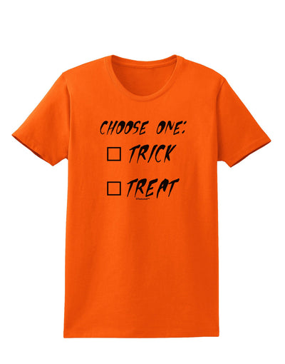 Choose One Unchecked Womens T-Shirt-Womens T-Shirt-TooLoud-Orange-X-Small-Davson Sales