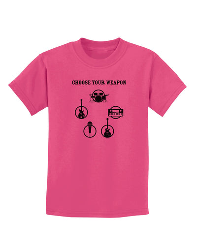 Choose Your Weapon Childrens T-Shirt-Childrens T-Shirt-TooLoud-Sangria-X-Small-Davson Sales