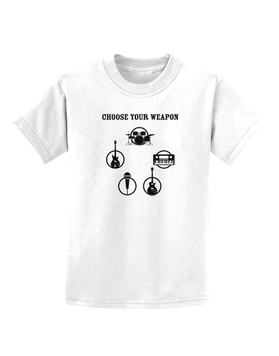 Choose Your Weapon Childrens T-Shirt-Childrens T-Shirt-TooLoud-White-X-Small-Davson Sales