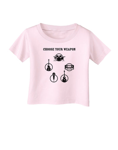 Choose Your Weapon Infant T-Shirt-Infant T-Shirt-TooLoud-Light-Pink-06-Months-Davson Sales