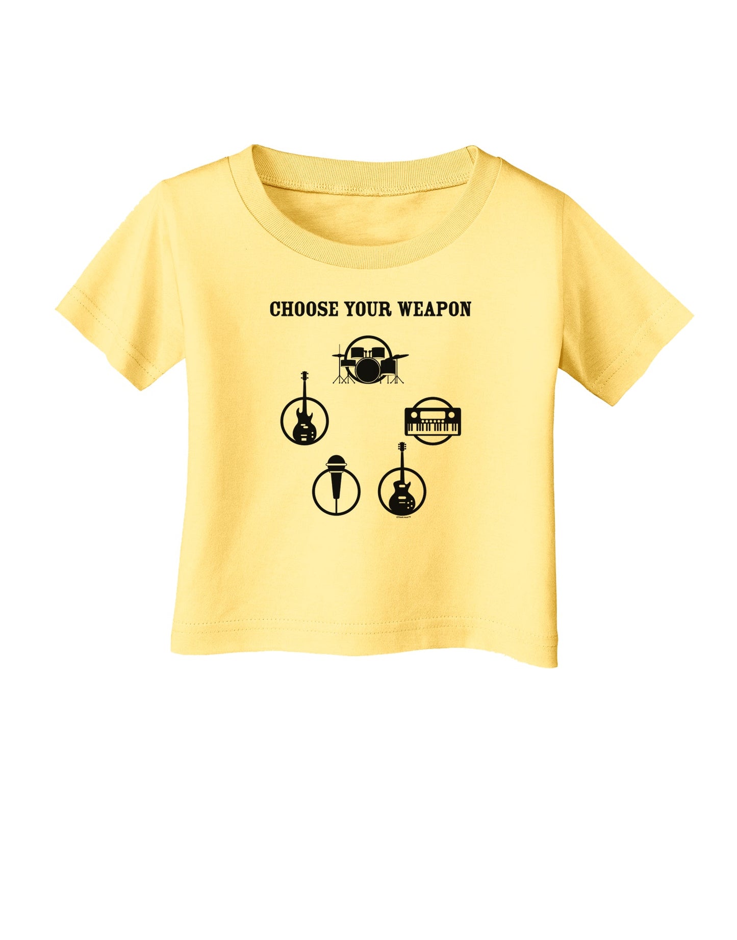 Choose Your Weapon Infant T-Shirt-Infant T-Shirt-TooLoud-Daffodil-Yellow-06-Months-Davson Sales