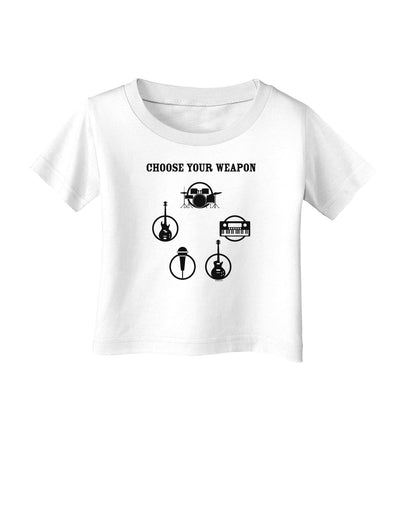 Choose Your Weapon Infant T-Shirt-Infant T-Shirt-TooLoud-White-06-Months-Davson Sales