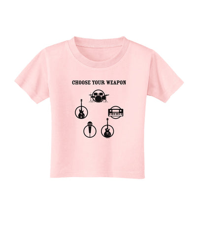 Choose Your Weapon Toddler T-Shirt-Toddler T-Shirt-TooLoud-Light-Pink-2T-Davson Sales