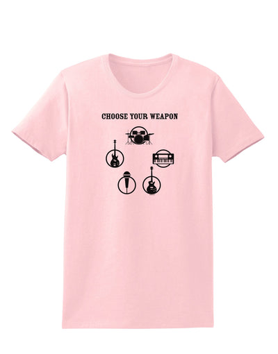 Choose Your Weapon Womens T-Shirt-Womens T-Shirt-TooLoud-PalePink-X-Small-Davson Sales