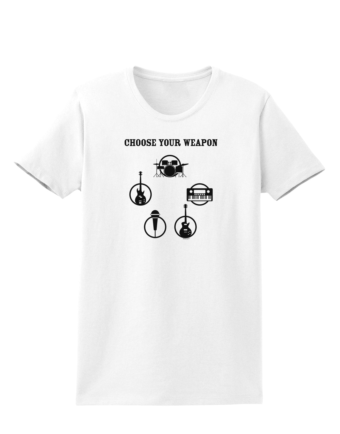 Choose Your Weapon Womens T-Shirt-Womens T-Shirt-TooLoud-White-X-Small-Davson Sales