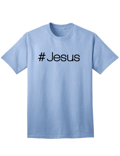 Christian Adult T-Shirt featuring the Hashtag Jesus-Mens T-shirts-TooLoud-Light-Blue-Small-Davson Sales