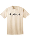 Christian Adult T-Shirt featuring the Hashtag Jesus-Mens T-shirts-TooLoud-Natural-Small-Davson Sales