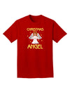 Christmas Angel Adult Dark T-Shirt-Mens T-Shirt-TooLoud-Red-Small-Davson Sales