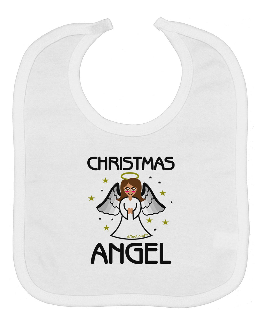 Christmas Angel Baby Bib