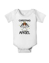 Christmas Angel Baby Romper Bodysuit-Baby Romper-TooLoud-White-06-Months-Davson Sales