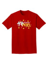 Christmas Angel Text Adult Dark T-Shirt-Mens T-Shirt-TooLoud-Red-Small-Davson Sales
