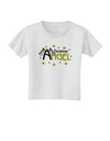 Christmas Angel Text Toddler T-Shirt-Toddler T-Shirt-TooLoud-White-2T-Davson Sales