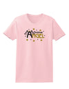 Christmas Angel Text Womens T-Shirt-Womens T-Shirt-TooLoud-PalePink-X-Small-Davson Sales