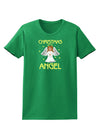 Christmas Angel Womens Dark T-Shirt-TooLoud-Kelly-Green-X-Small-Davson Sales